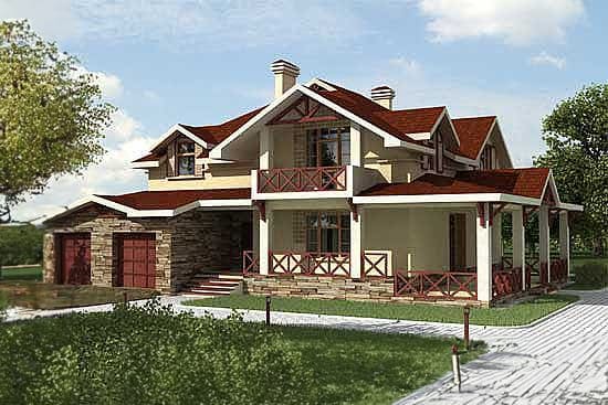 Проект дома B-375-1P