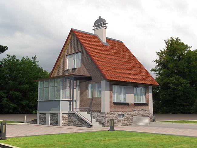 Проект дома C-110-1P