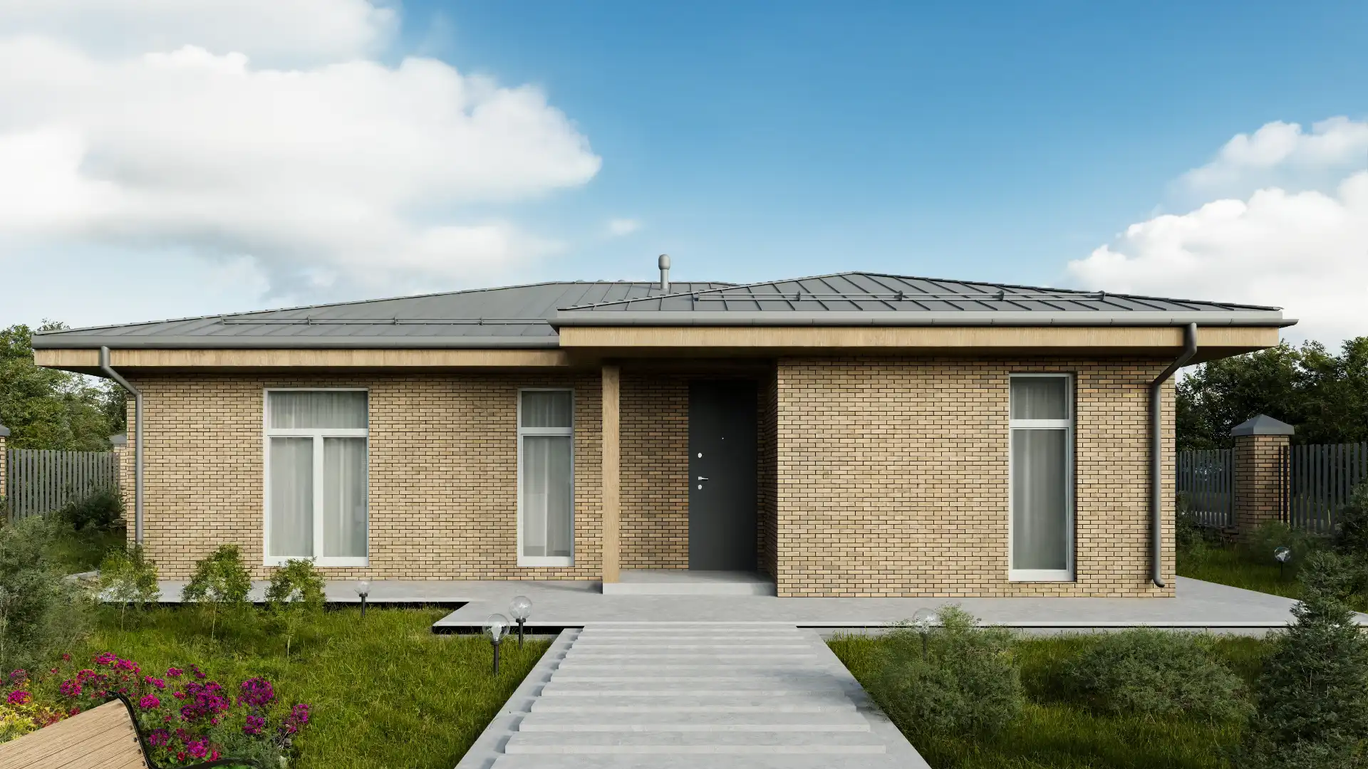 Дом по проекту «ЗС 400-19-2» - Золотое Сечение