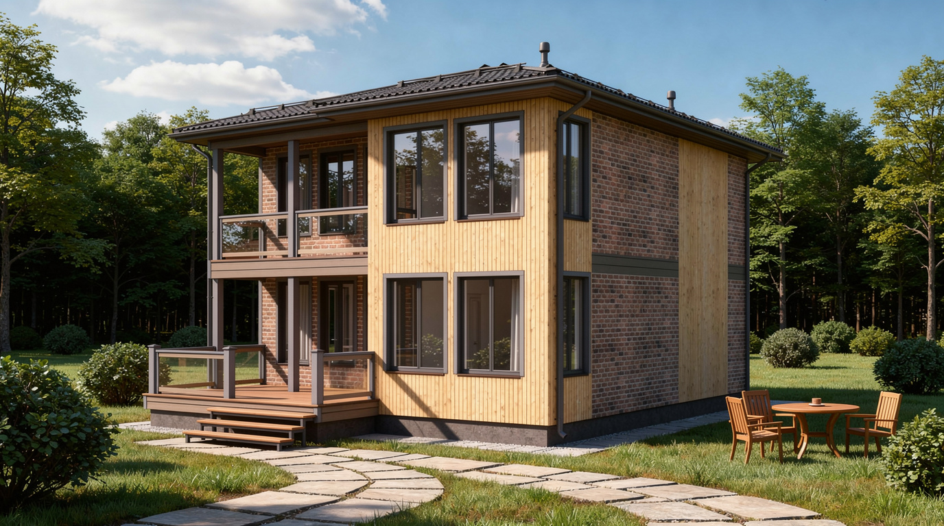 Проект каркасного дома КП-1750