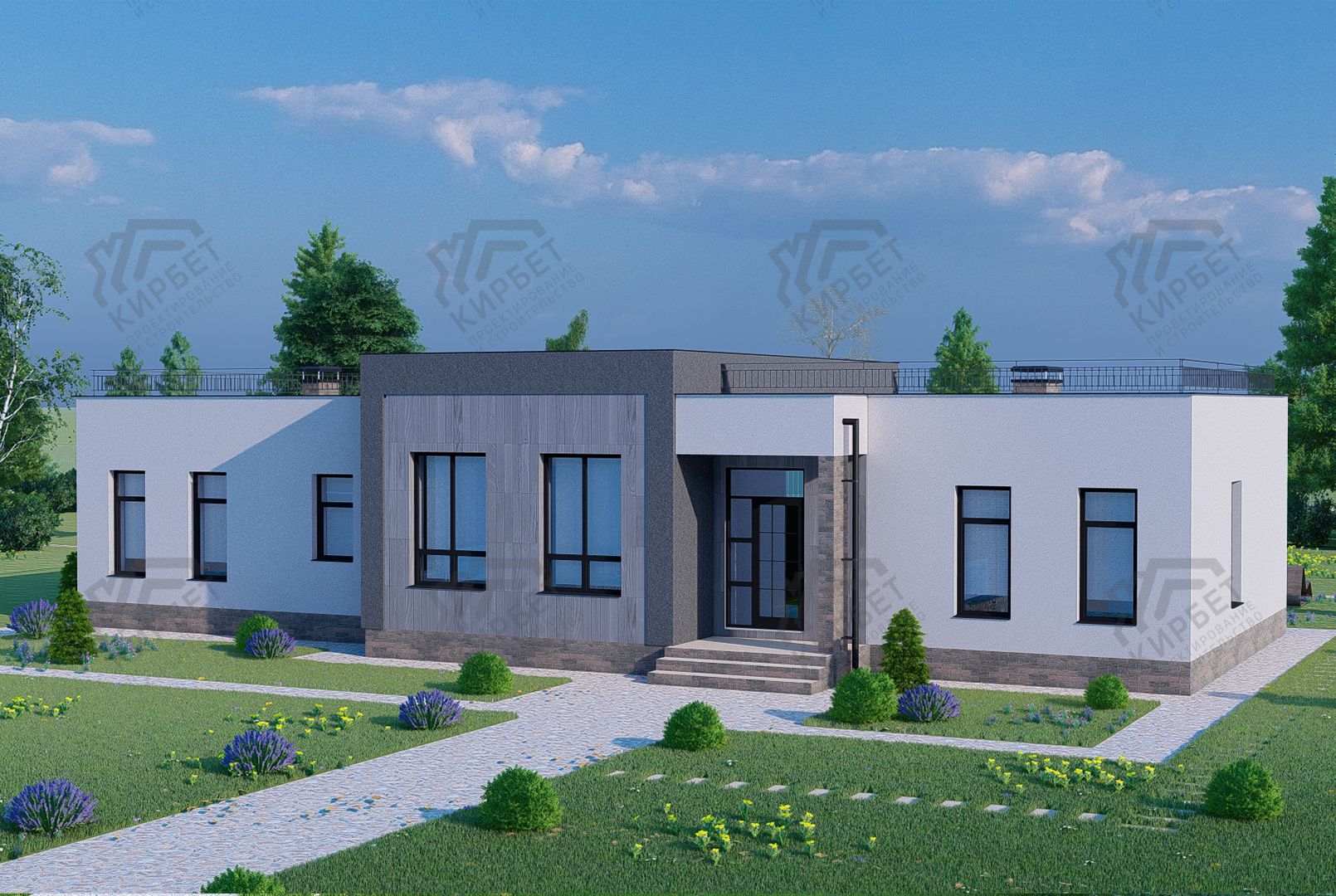 Проект дома из газоблоков 21х14 ГББ-187: цена 11767000 руб.