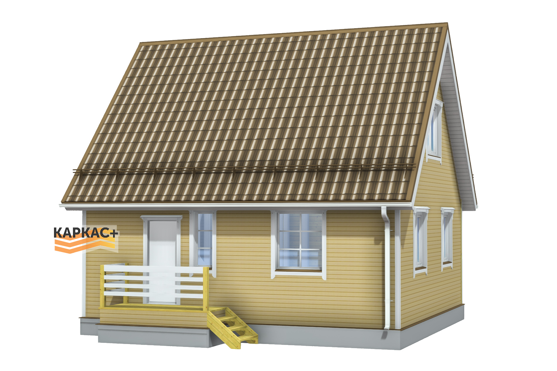 Проект каркасного дома КП-87