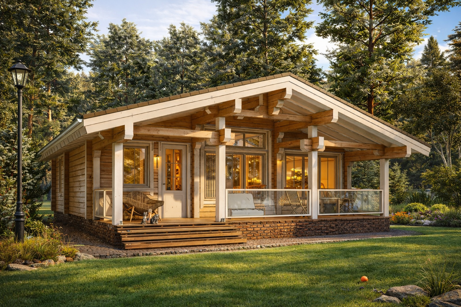 Дом из клееного бруса «Краснодар» | ЭкоТех