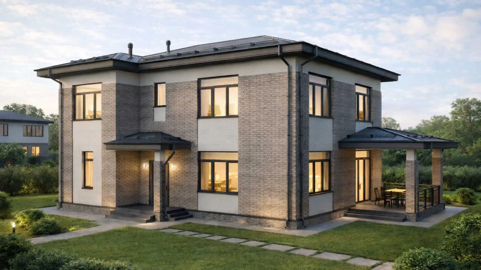 Дом по проекту «ЗС 195-24» - Золотое Сечение