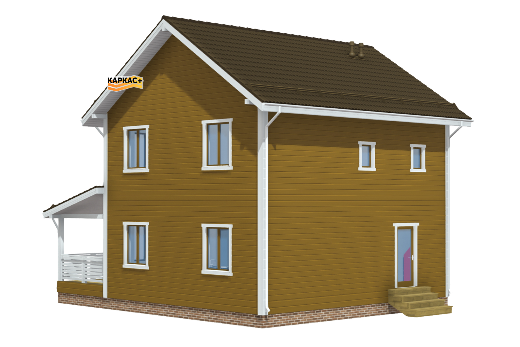 Проект каркасного дома КП-137