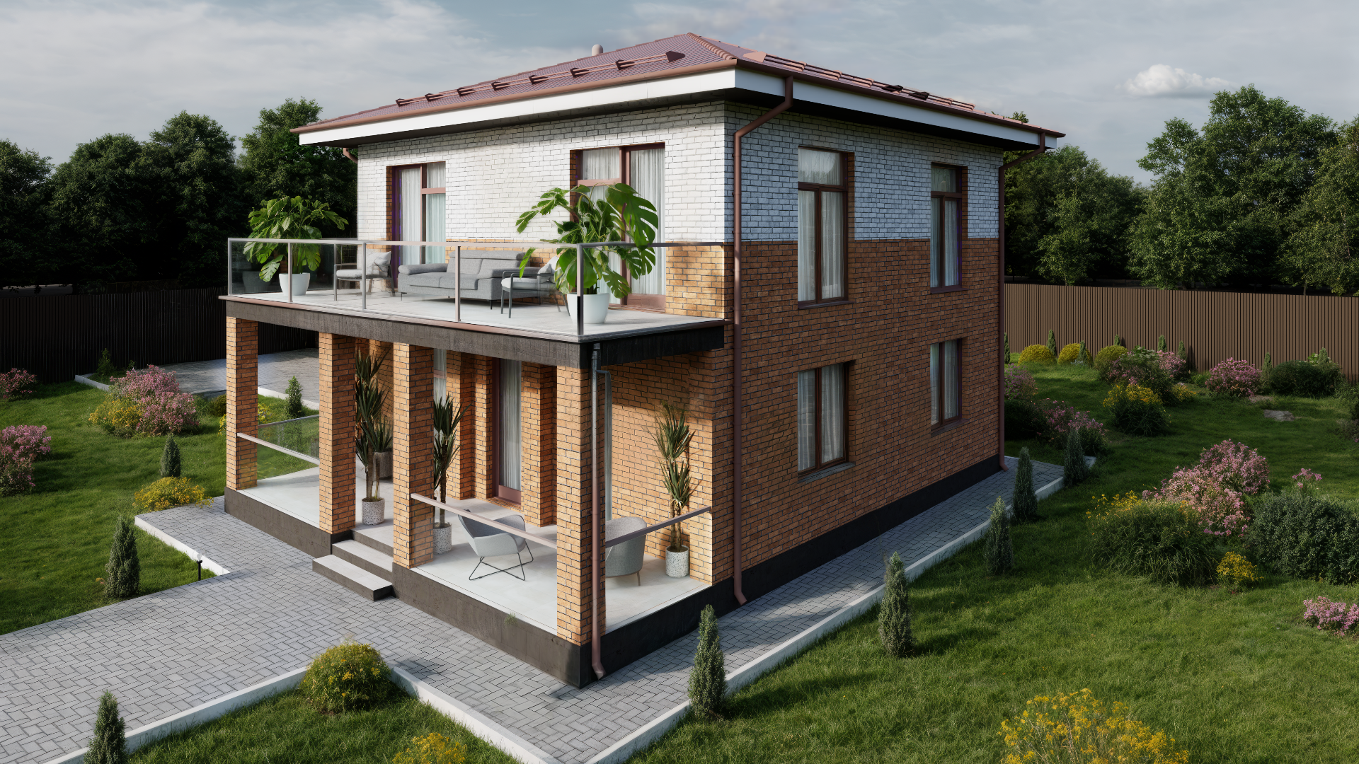 Дом по проекту «ЗС 68-23» - Золотое Сечение