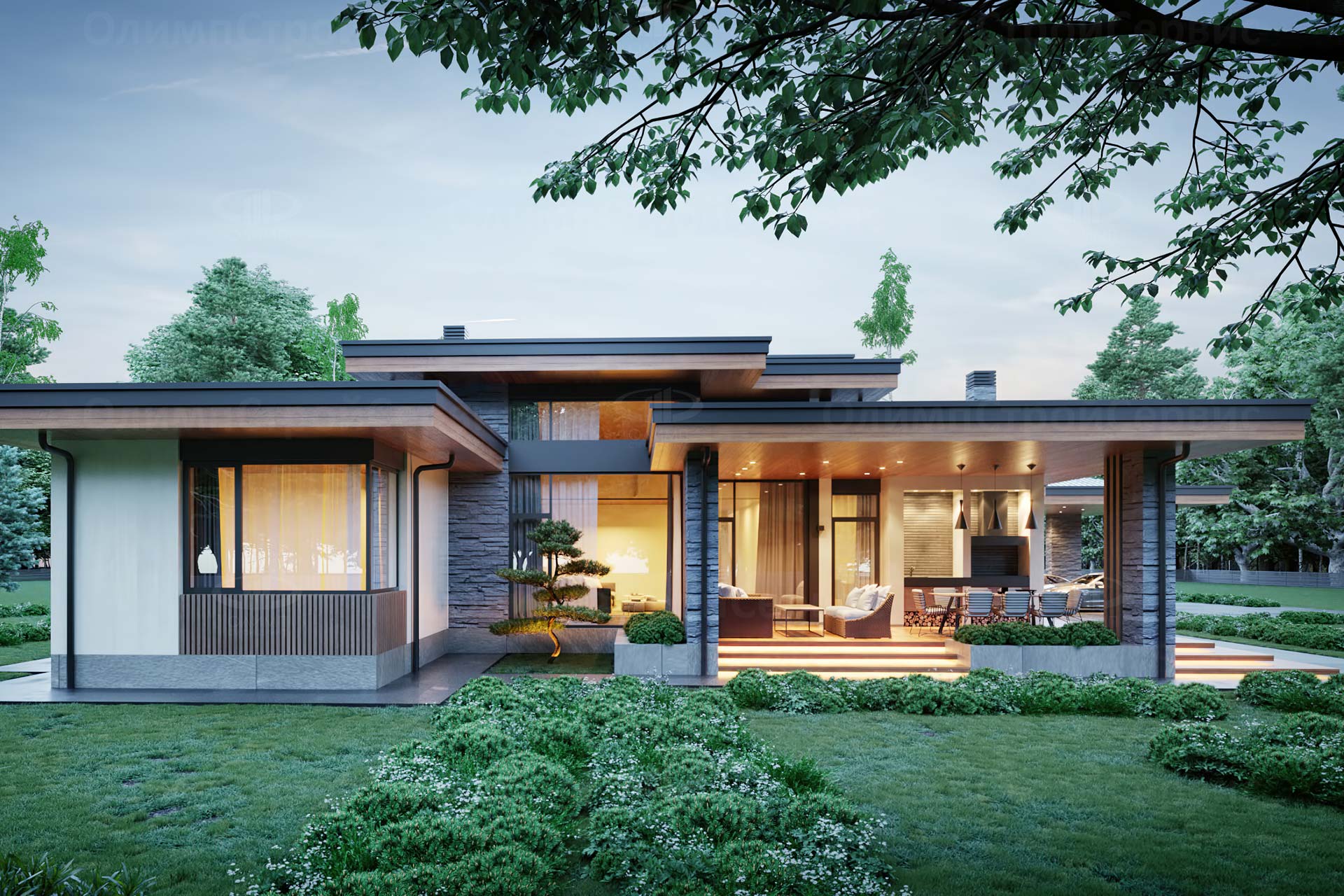 Коттедж в стиле Райта «Лимбург»