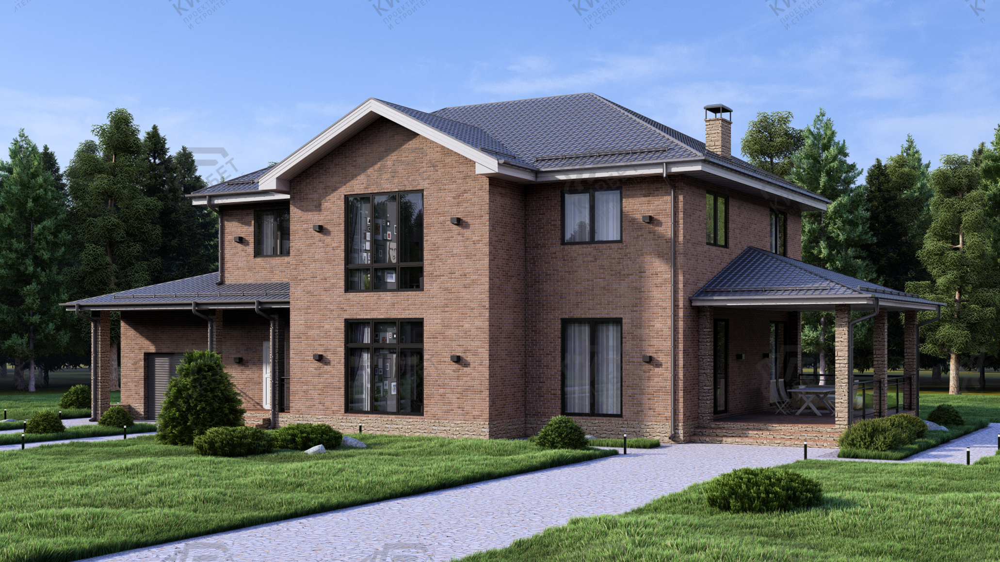 Проект дома из газоблоков 23х12 ГББ-333: цена 12895000 руб.