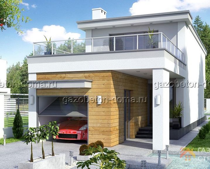 Дом из газобетона Проект ГБ-5