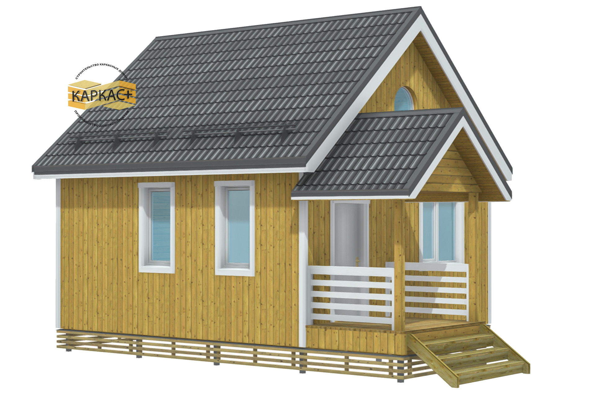 Проект каркасного дома КП-50