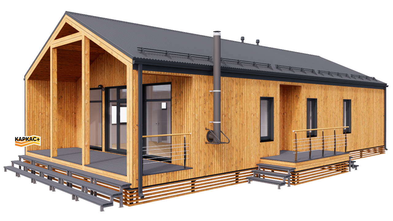 Проект каркасного дома КП-223