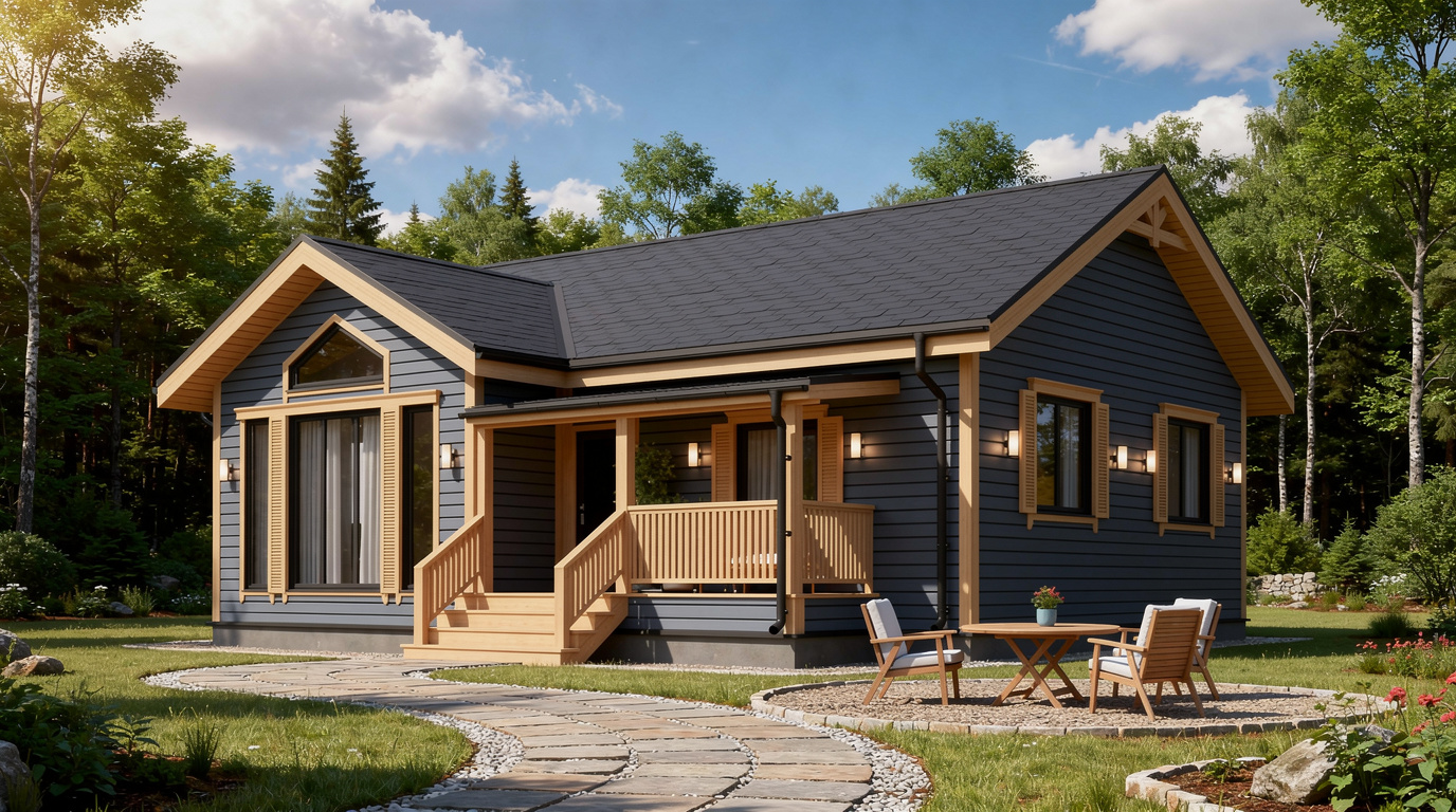 Проект каркасного дома КП-150