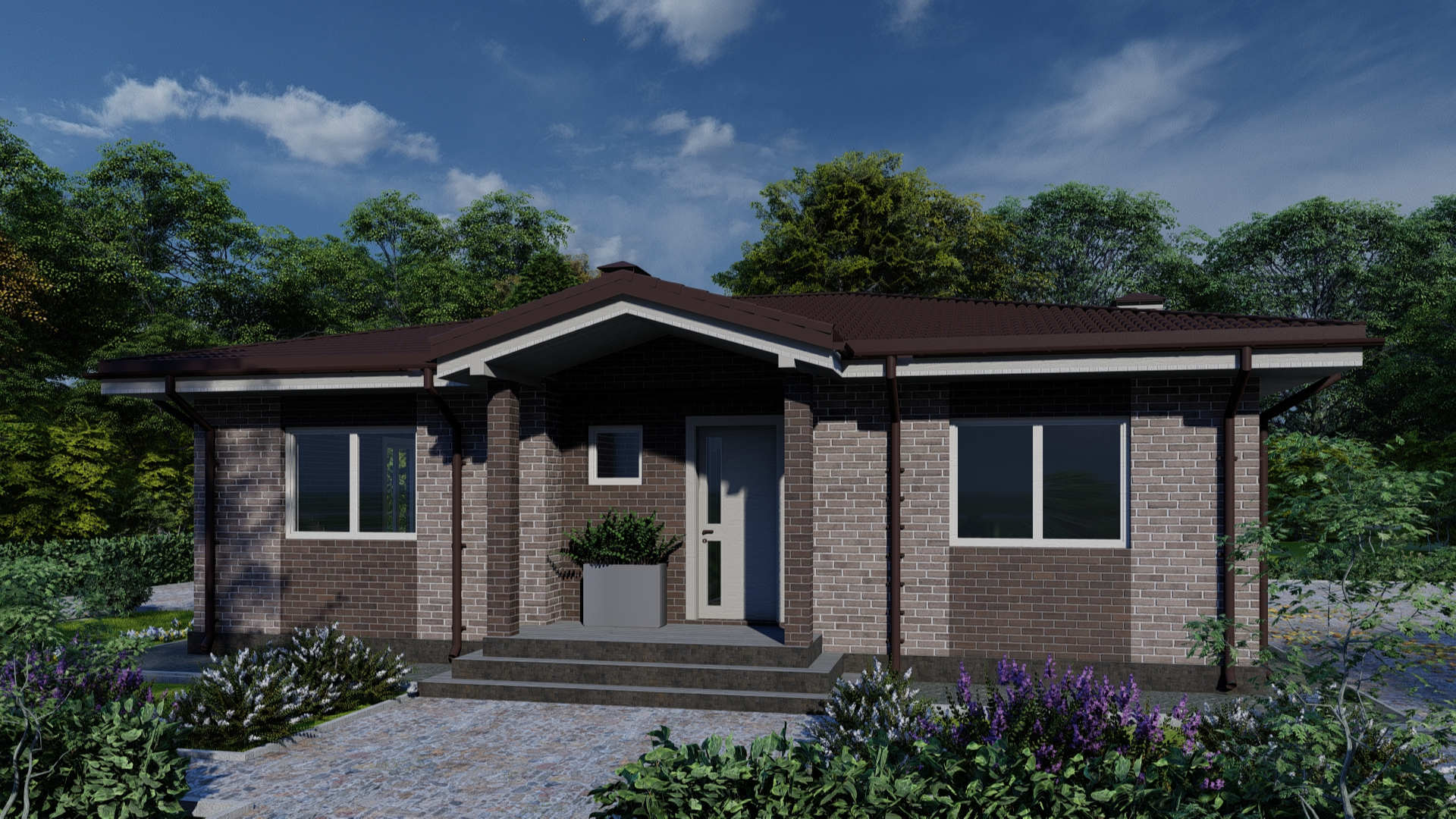 Дом по проекту «ЗС 2-17» - Золотое Сечение