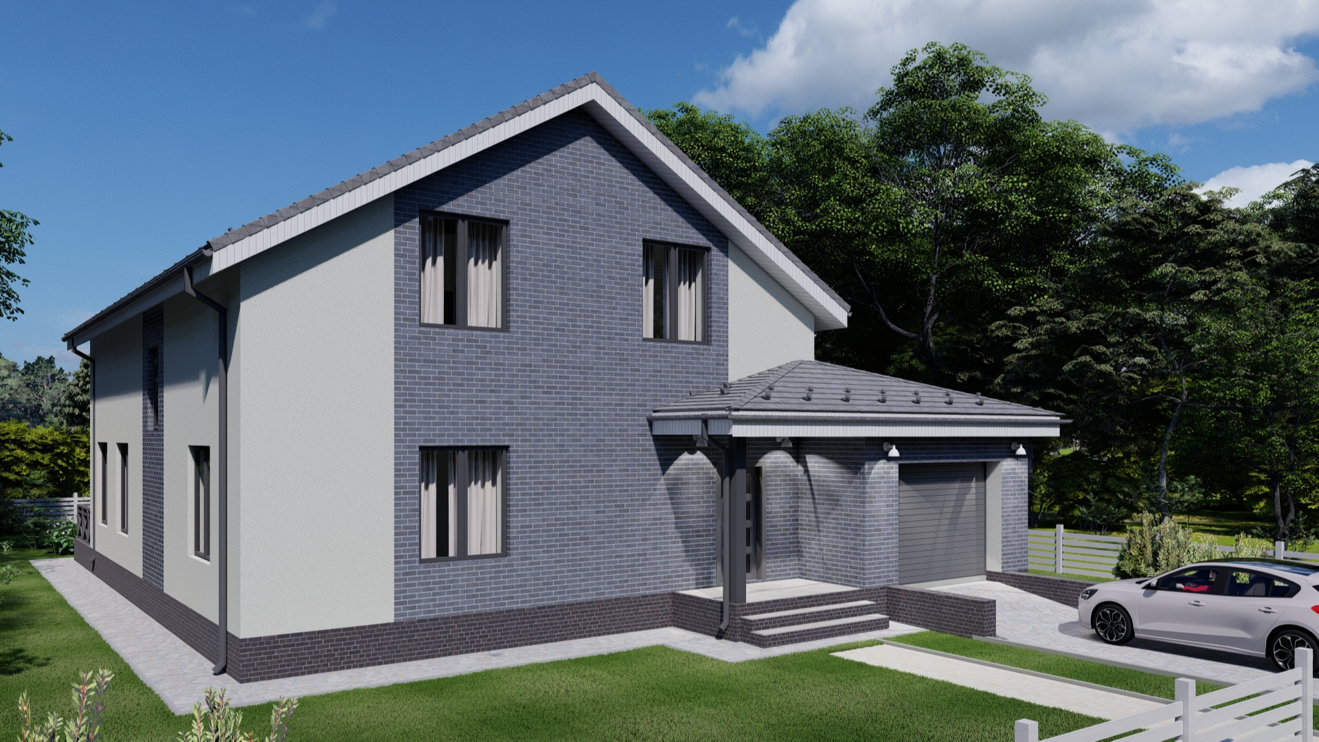 Дом по проекту «ЗС 905-21» - Золотое Сечение