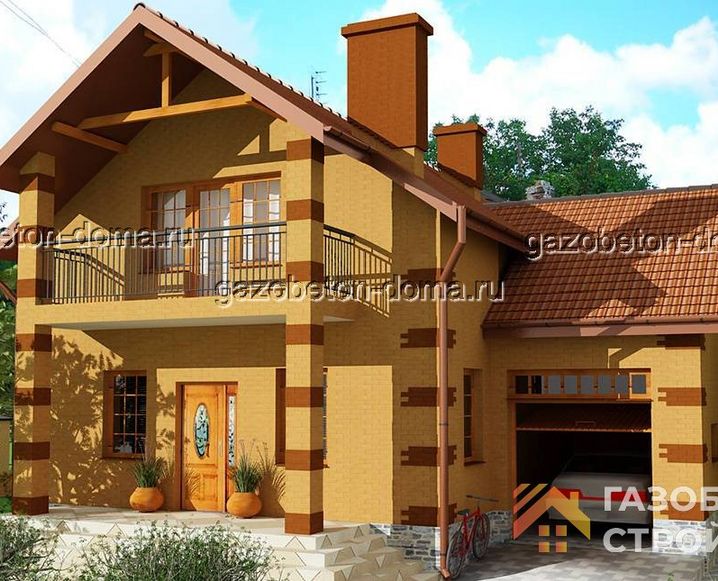 Дом из кирпича Проект КД-2