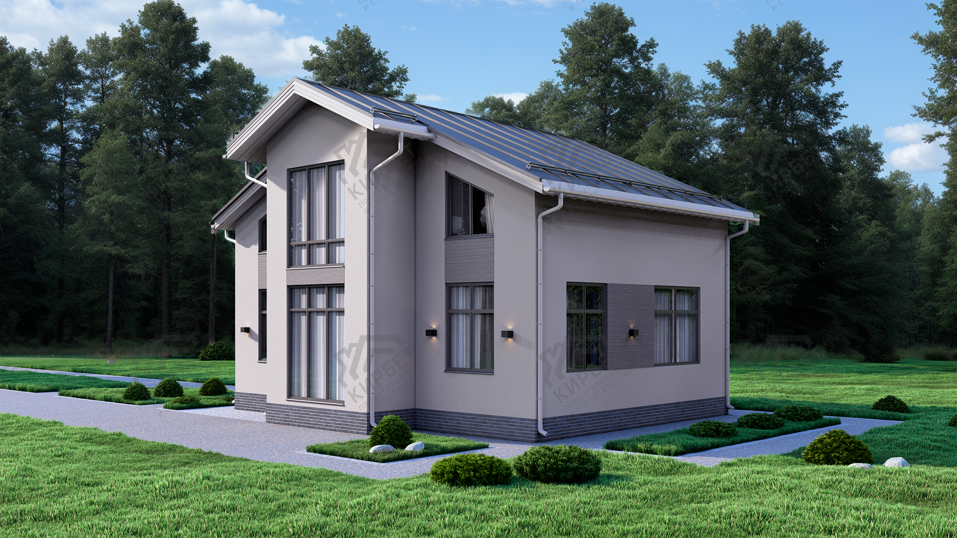 Проект дома из газоблоков 10х12 ГББ-152: цена 6865000 руб.