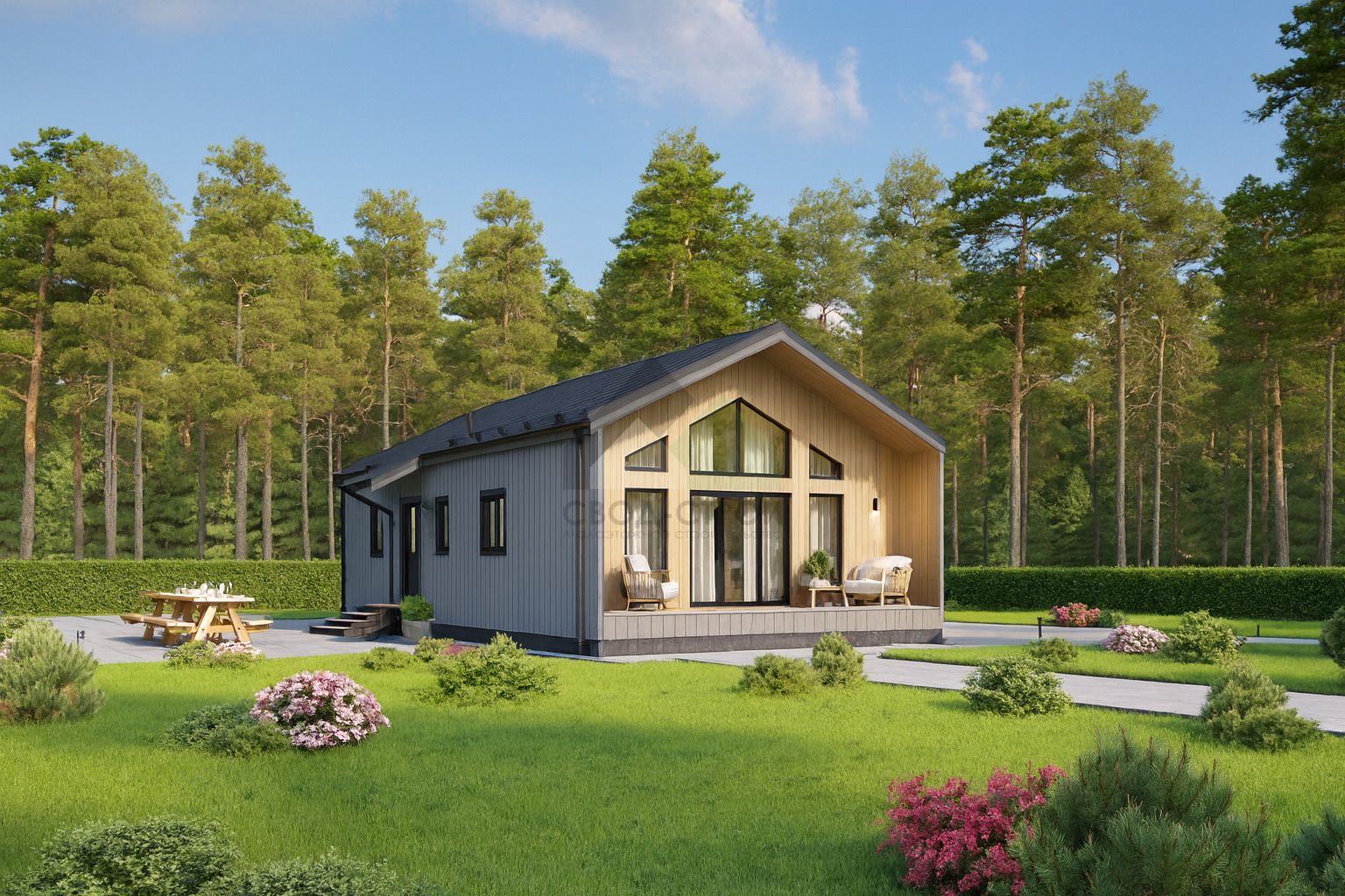 Каркасный дом С-119 КР «Фьорд»