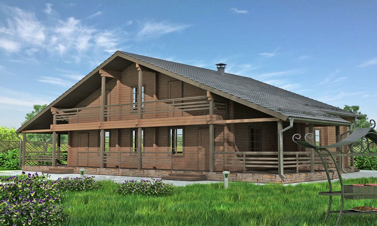 Проект 8 спален гостиница №349