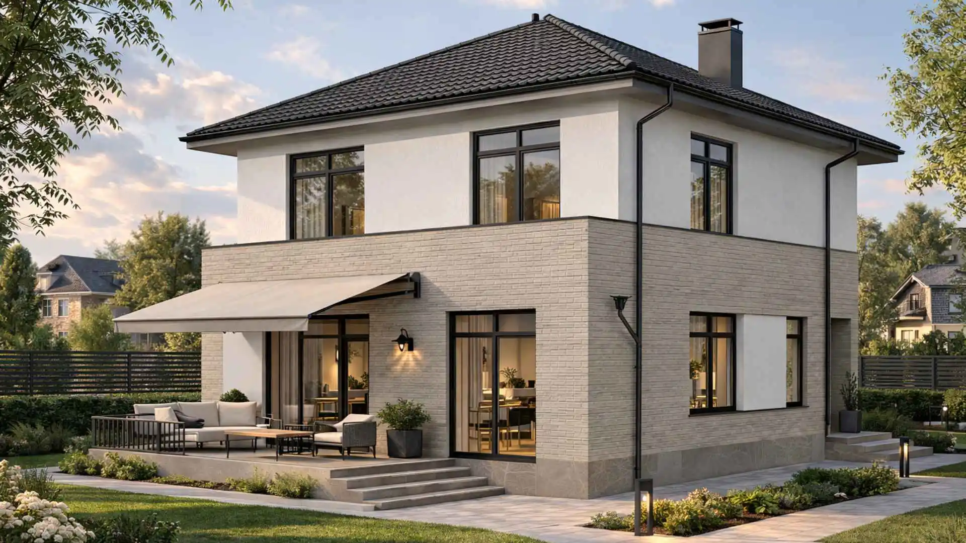 Дом по проекту «ЗС 740-20» - Золотое Сечение