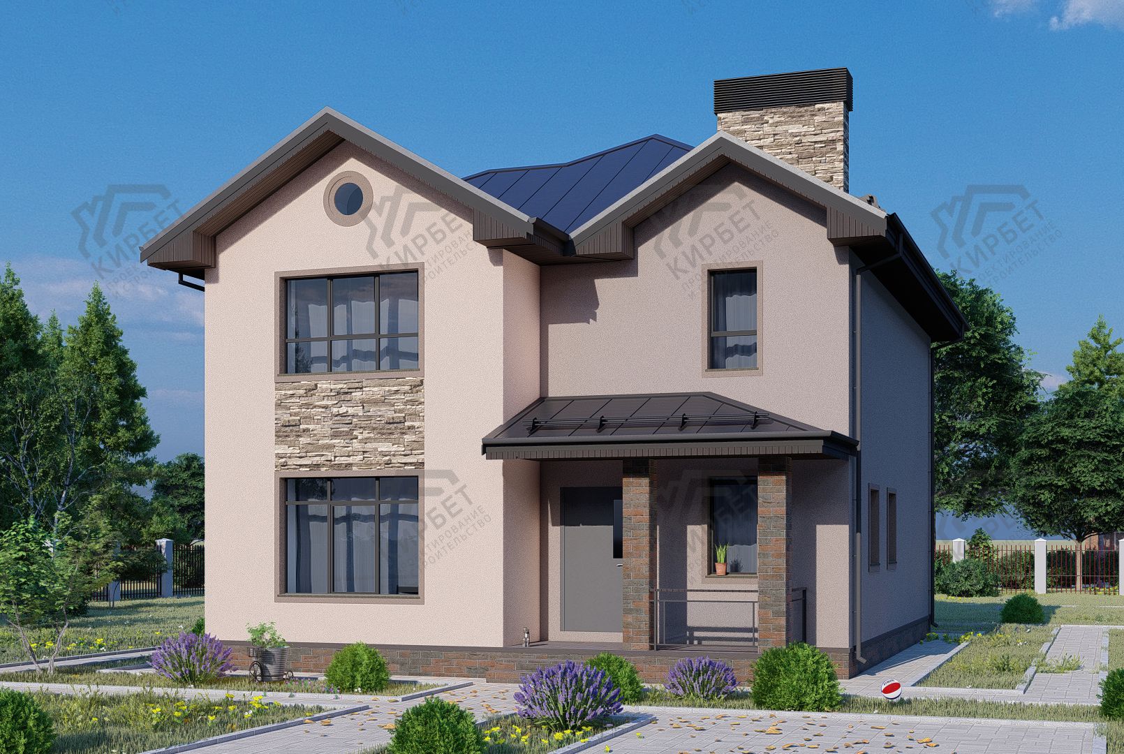 Проект дома из газоблоков 10х11 ГББ-147: цена 7669000 руб.