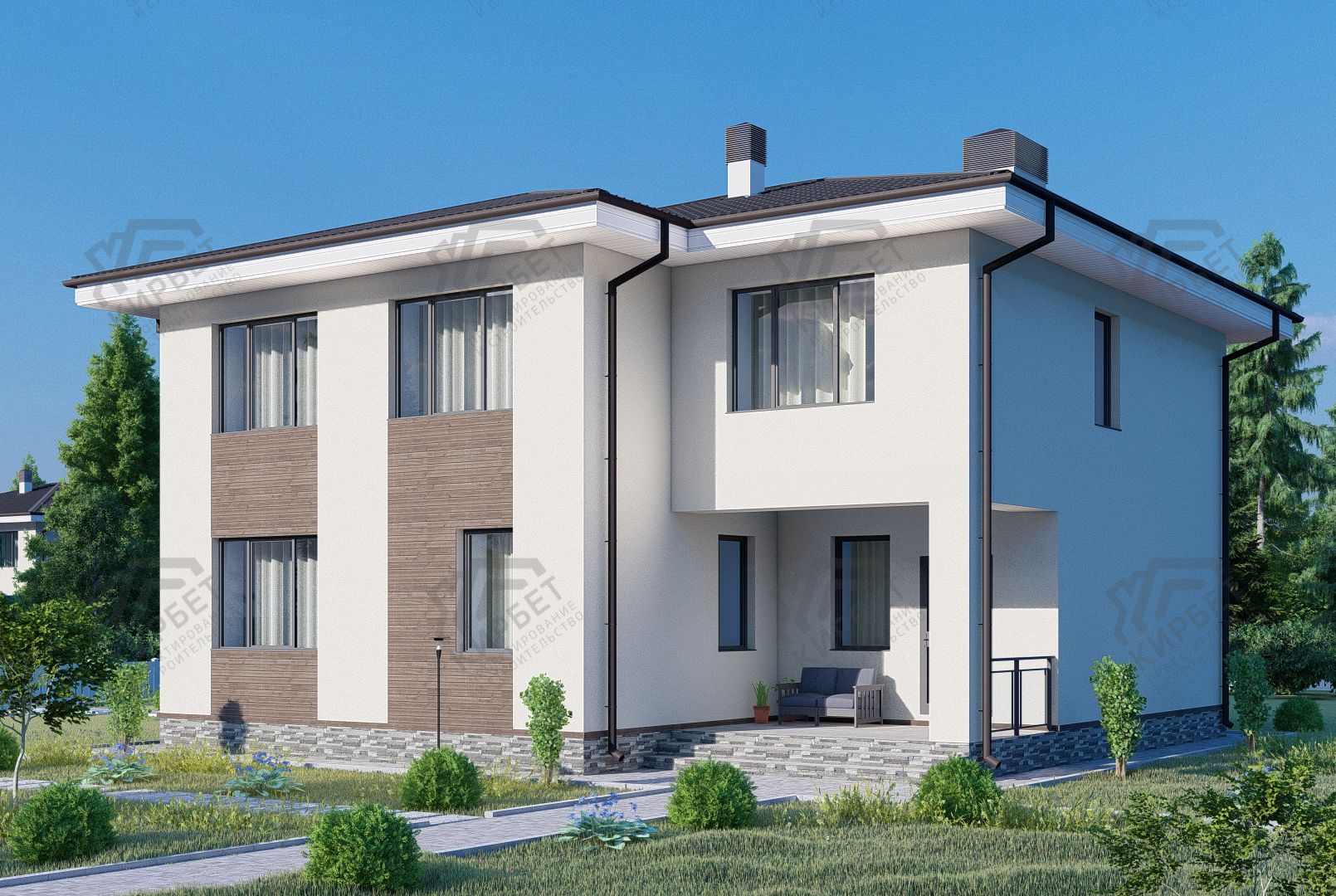 Проект дома из газоблоков 13х12 ГББ-189: цена 9049000 руб.