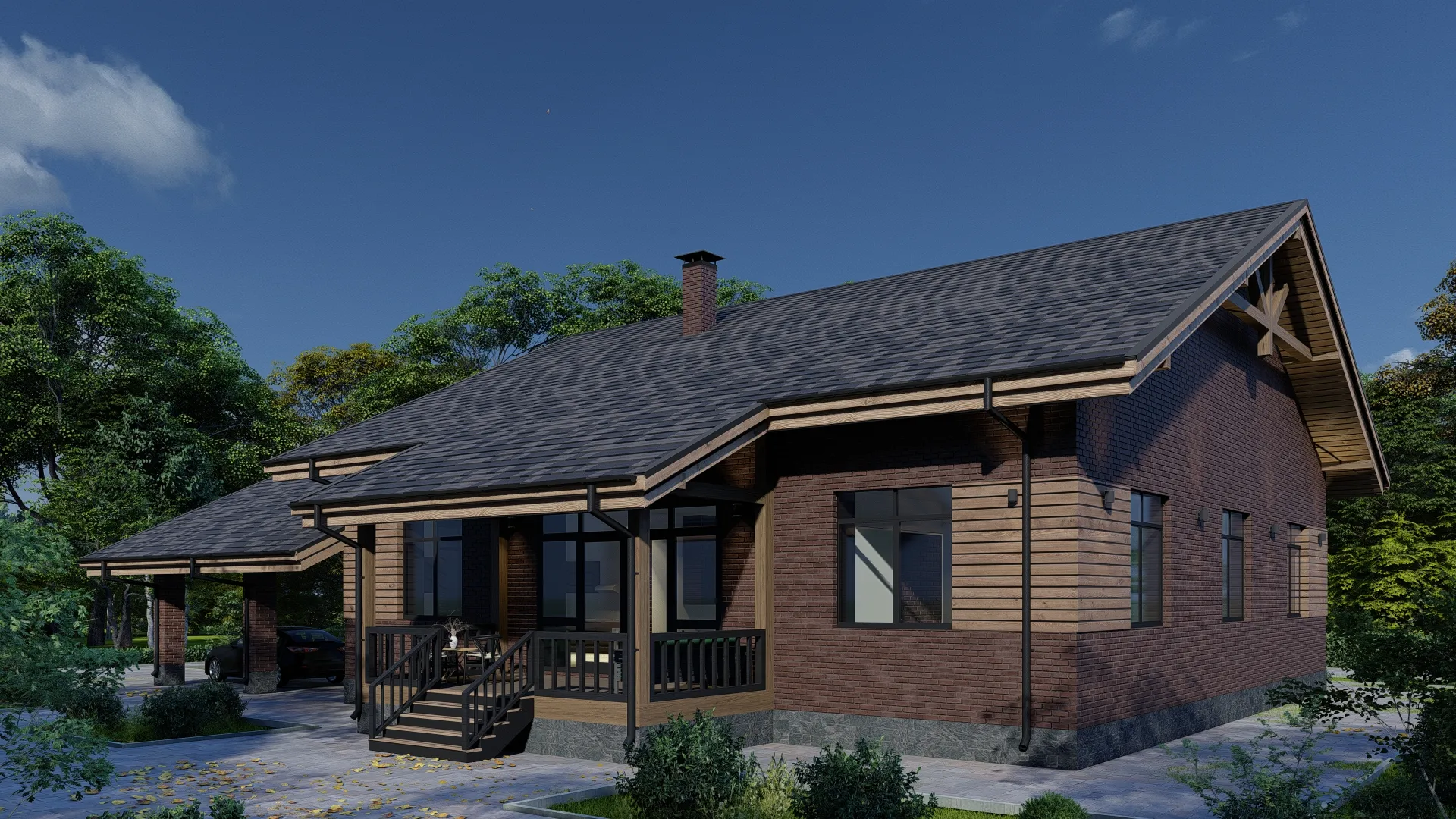 Дом по проекту «ЗС 9-16» - Золотое Сечение