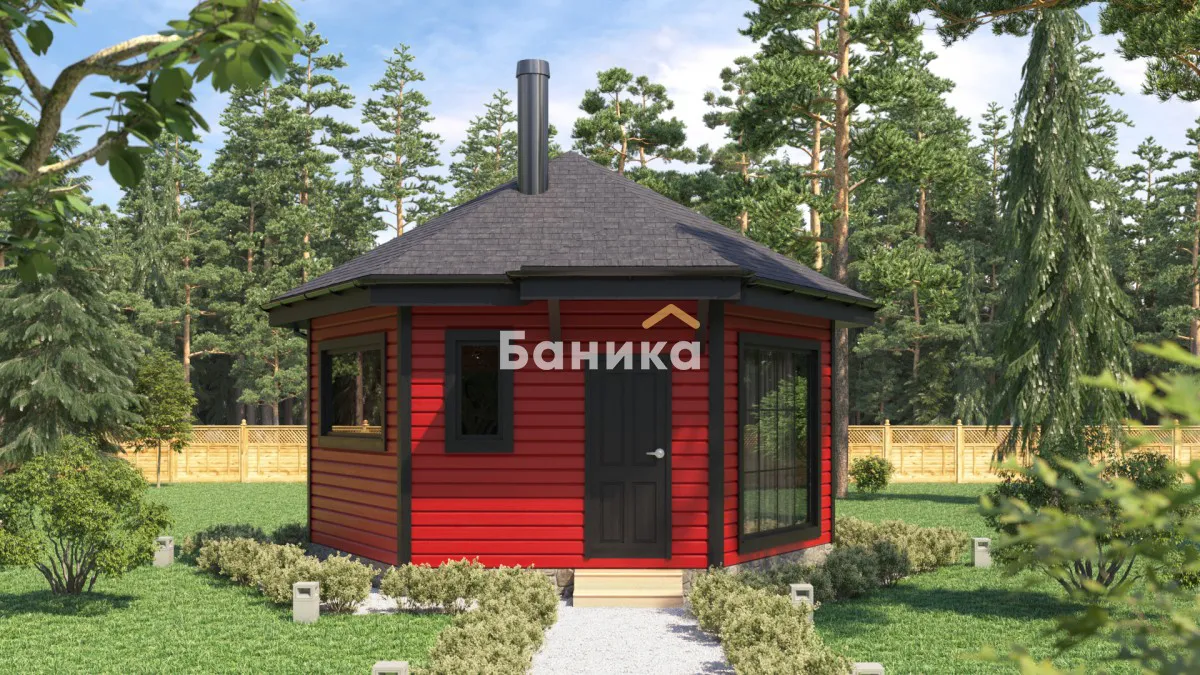 Каркасная баня «КБ-5