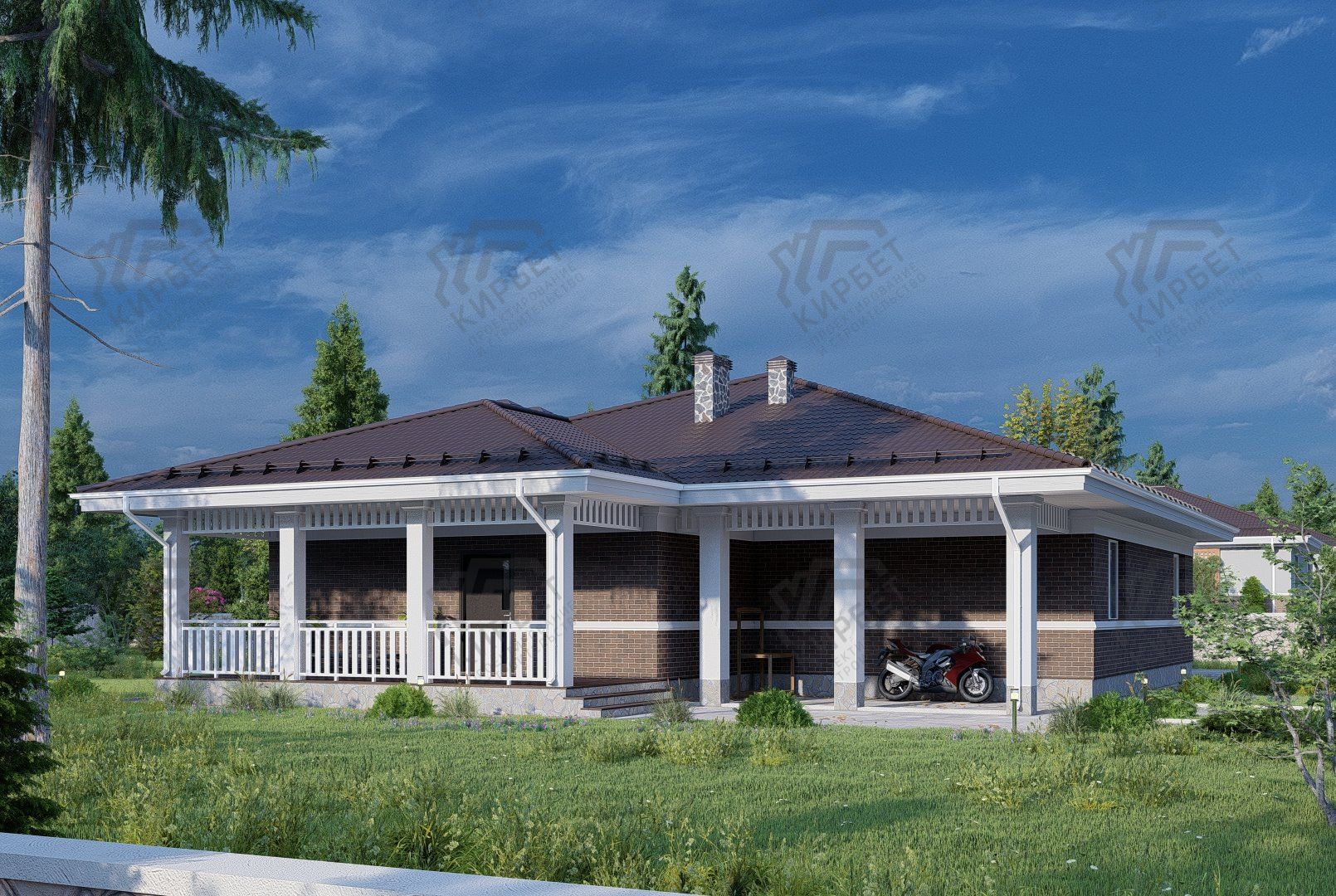 Проект дома из газоблоков 19х15 ГББ-217: цена 9635000 руб.