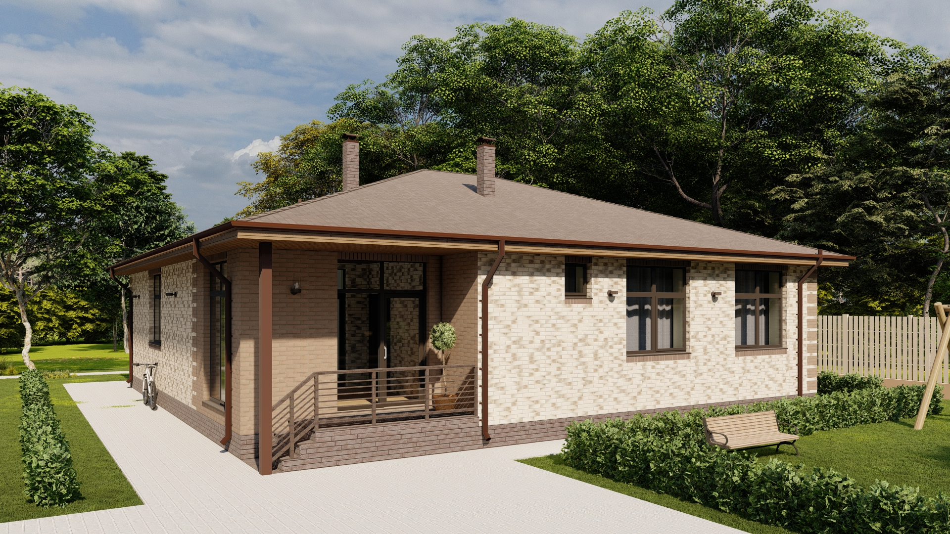 Дом по проекту «ЗС 957-21» - Золотое Сечение