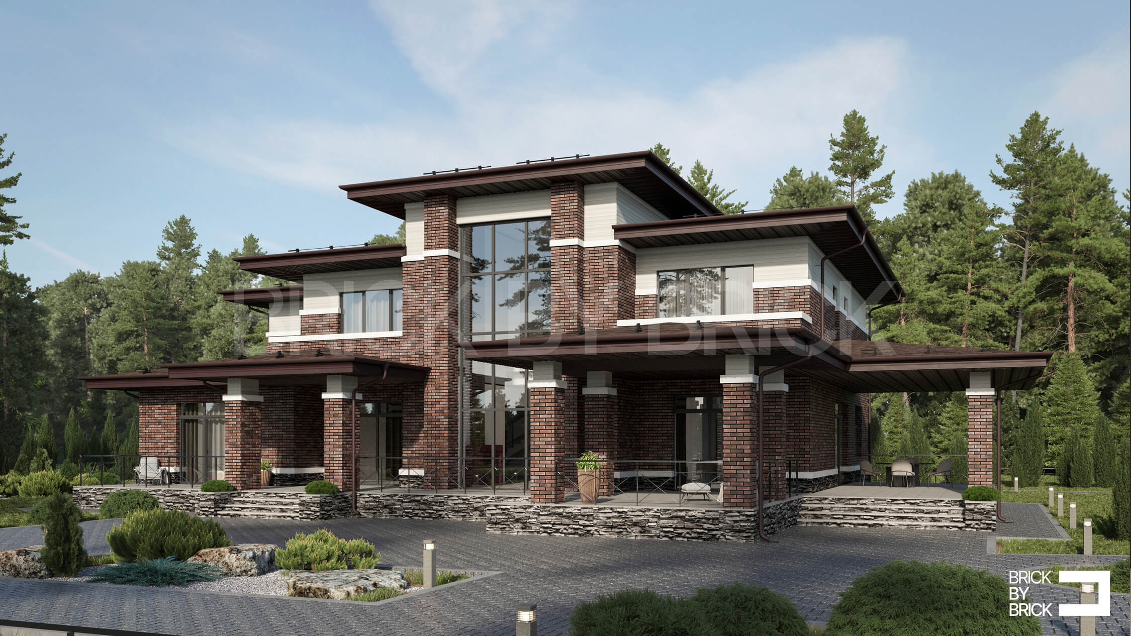 Дом Большое Петровское из кирпича: заказать в Москве по низкой цене