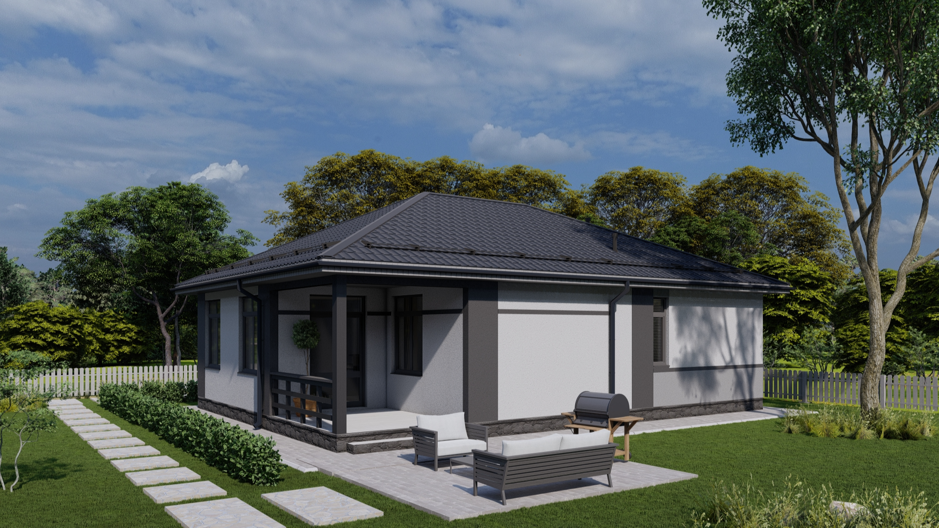 Дом по проекту «ЗС 454-19-3» - Золотое Сечение