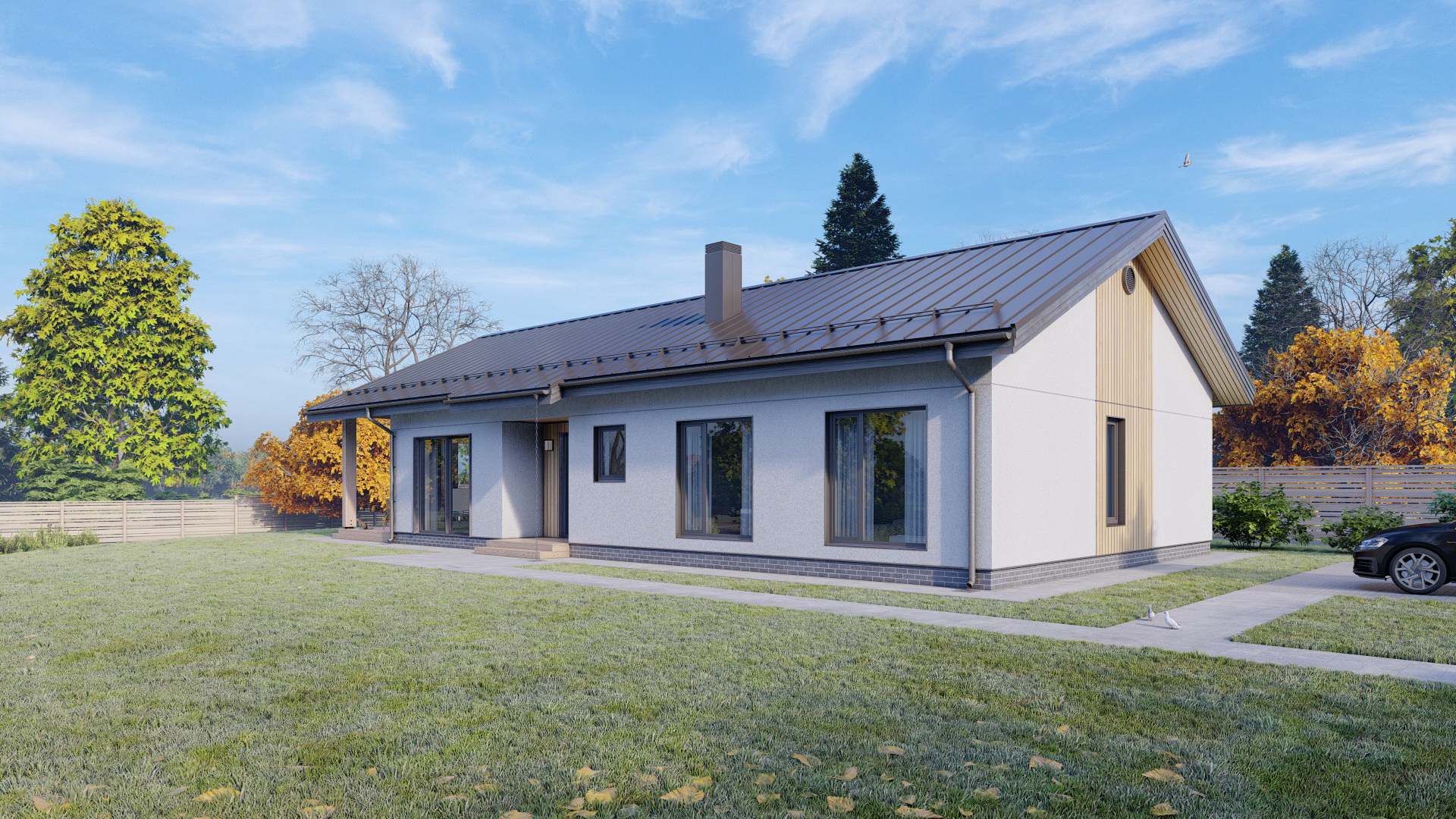 Дом из газобетона "Юта-Классик"