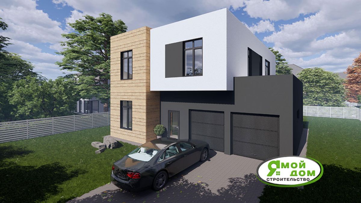 Современный загородный дом