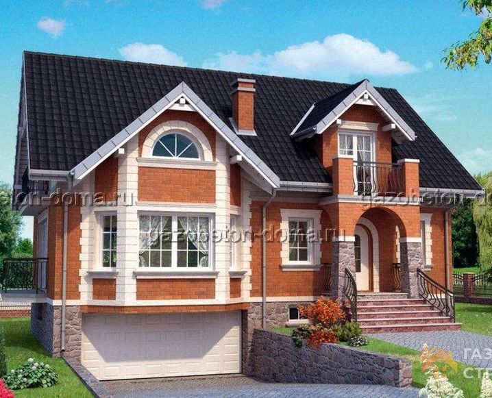 Дом из газобетона Проект ГБ-236