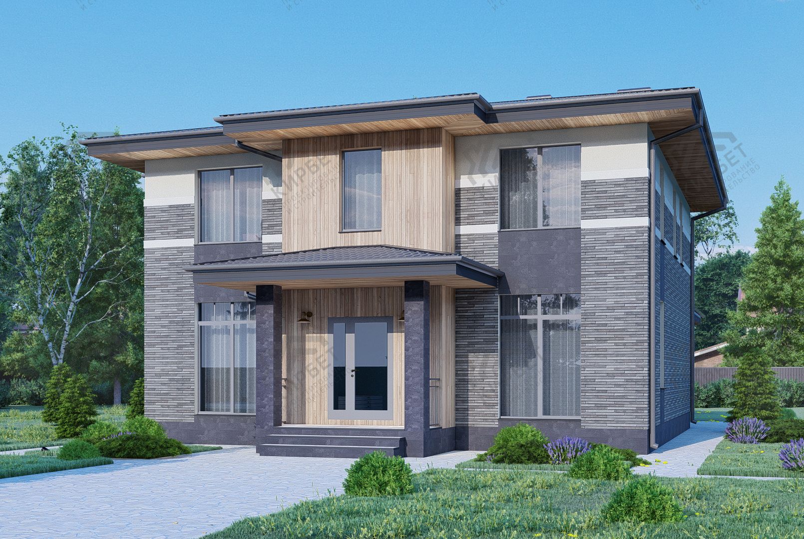 Проект дома из газоблоков 12х18 ГББ-238: цена 10440000 руб.