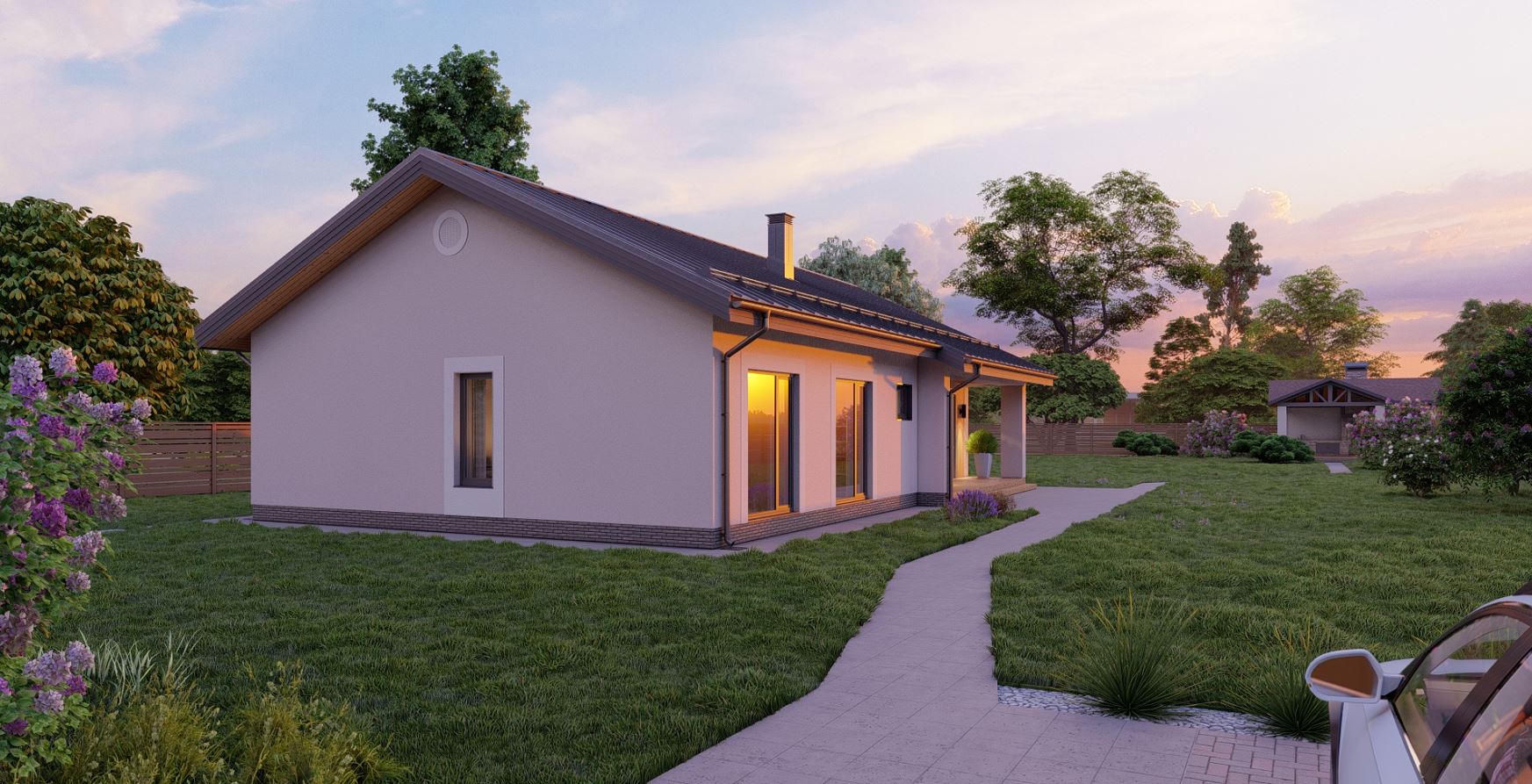 Дом из газобетона "Элса"