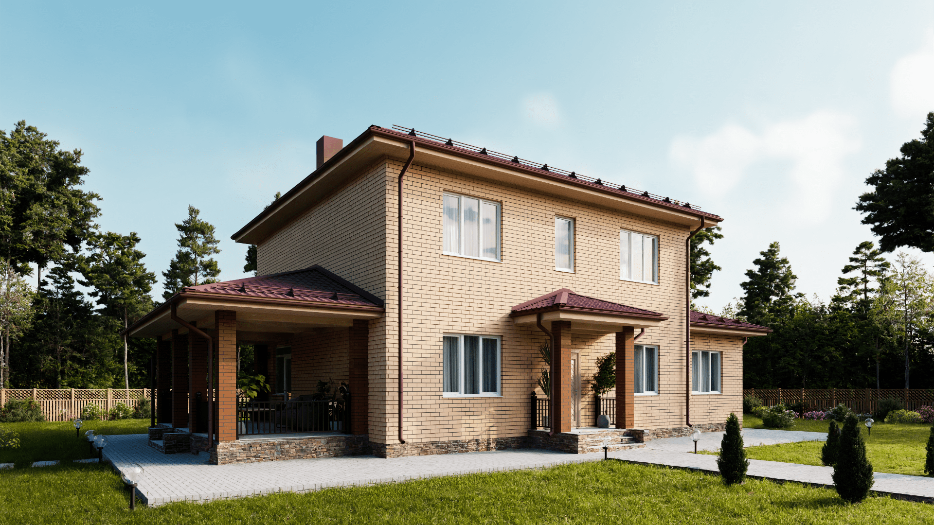 Дом по проекту «ЗС 408-18» - Золотое Сечение