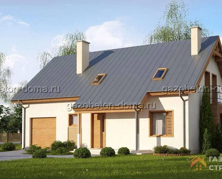 Дом из газобетона Проект ГБ-192