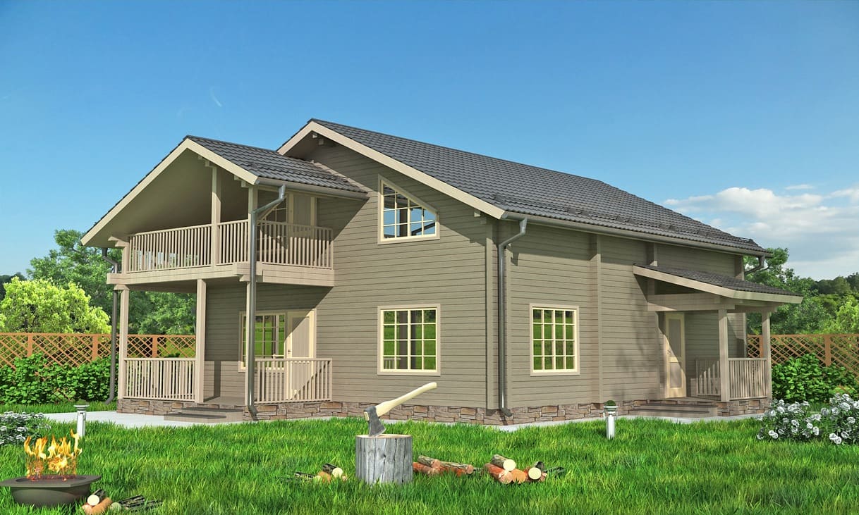 Дом 5 спален 2 санузла №365