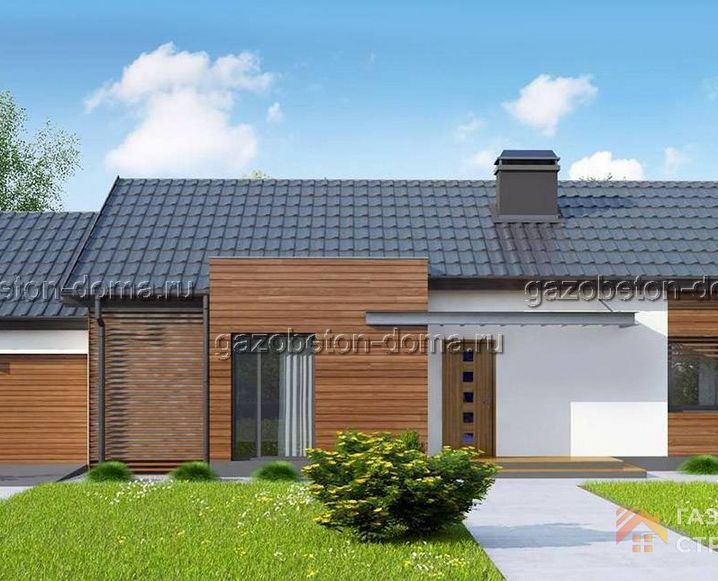 Дом из газобетона Проект ГБ-210