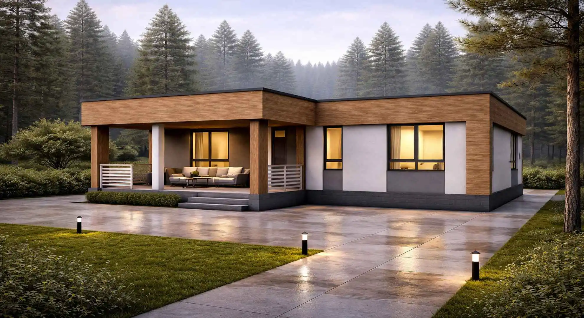 Дом по проекту «ЗС 4-22» - Золотое Сечение