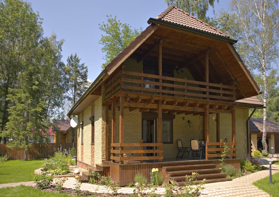 Проект каркасного дома с мансардой Звенигород L под ключ от компании БАКО