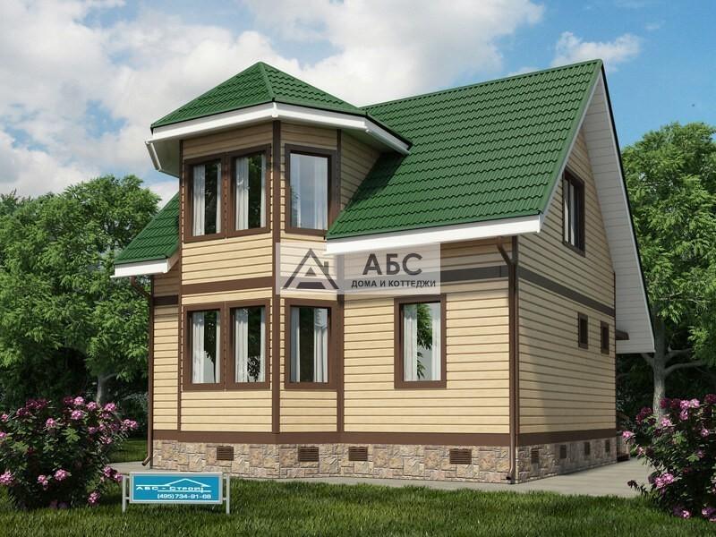 Проект одноэтажного каркасного дома "Орион"