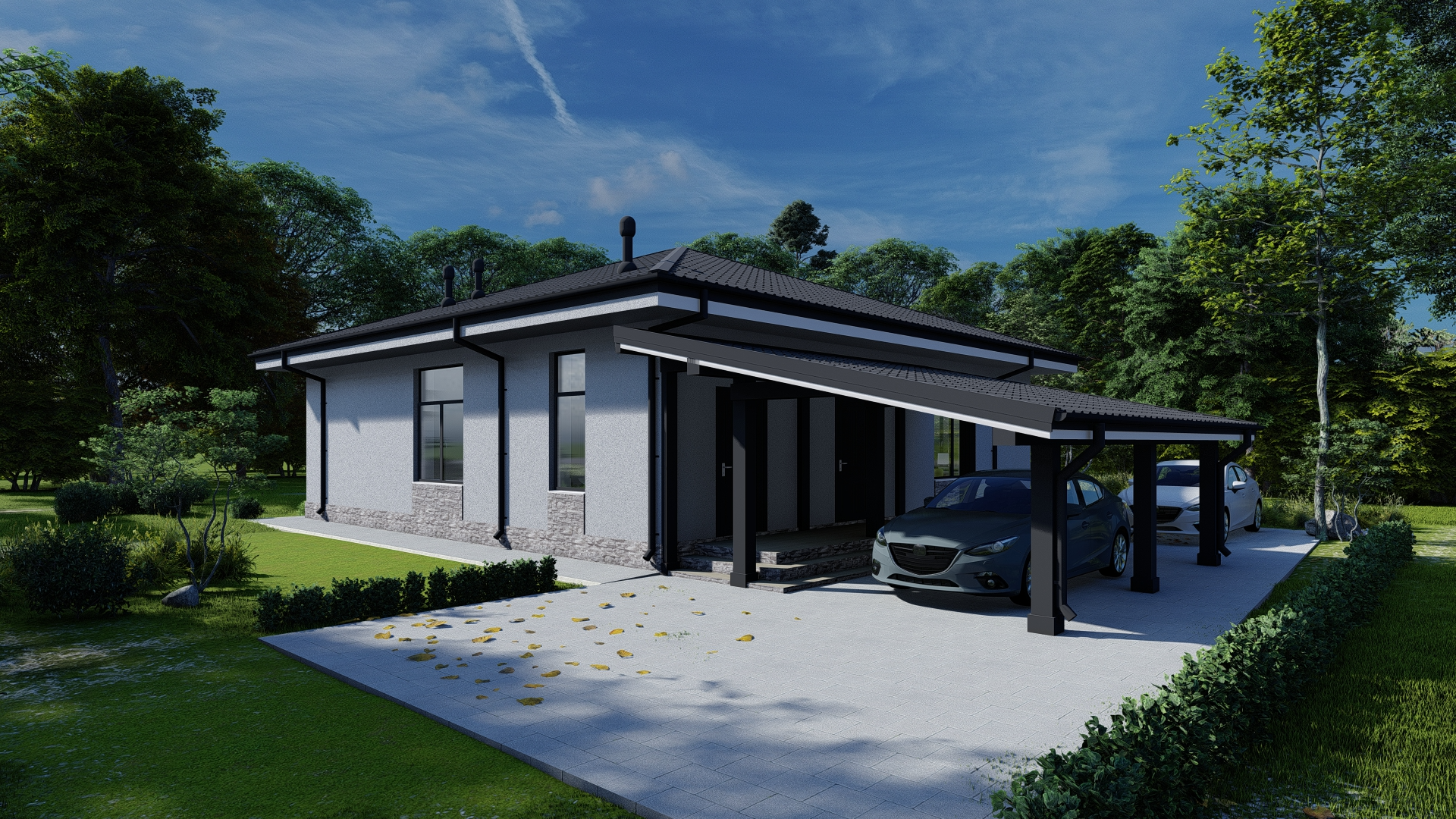 Дом по проекту «ЗС 508-22» - Золотое Сечение