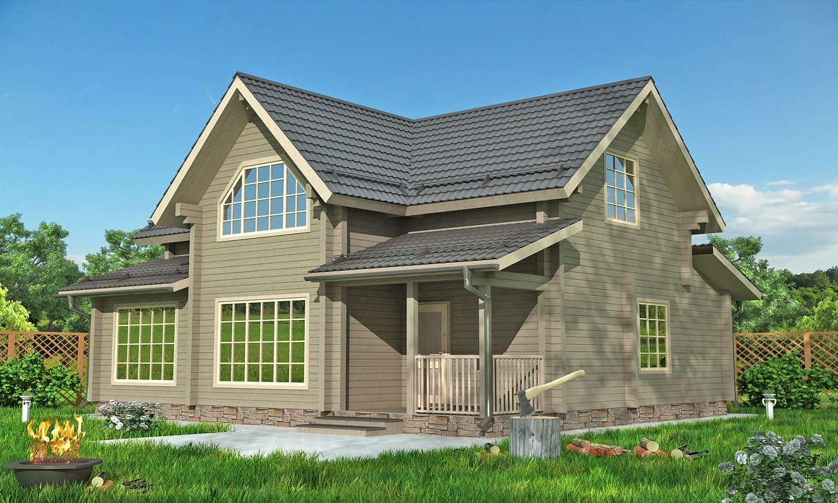 Дом 4 спальни 2 санузла №367