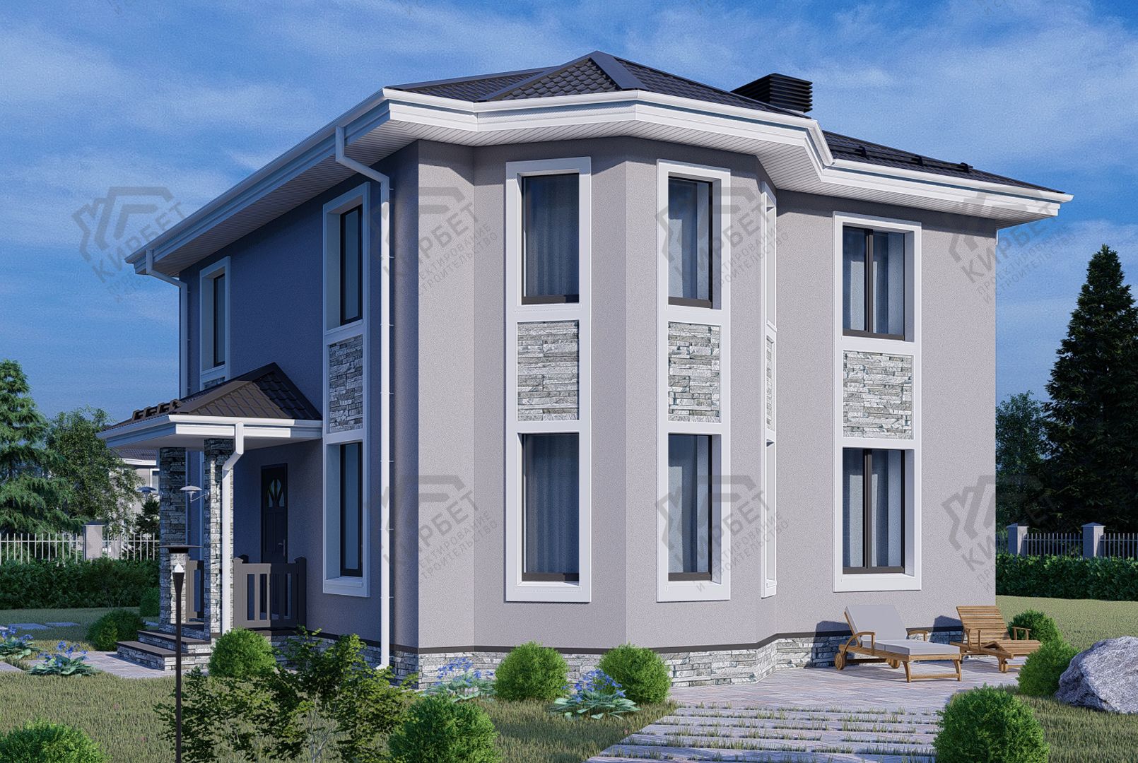 Проект дома из керамоблоков 11х12 ТКБ-145: цена 8160000 руб.