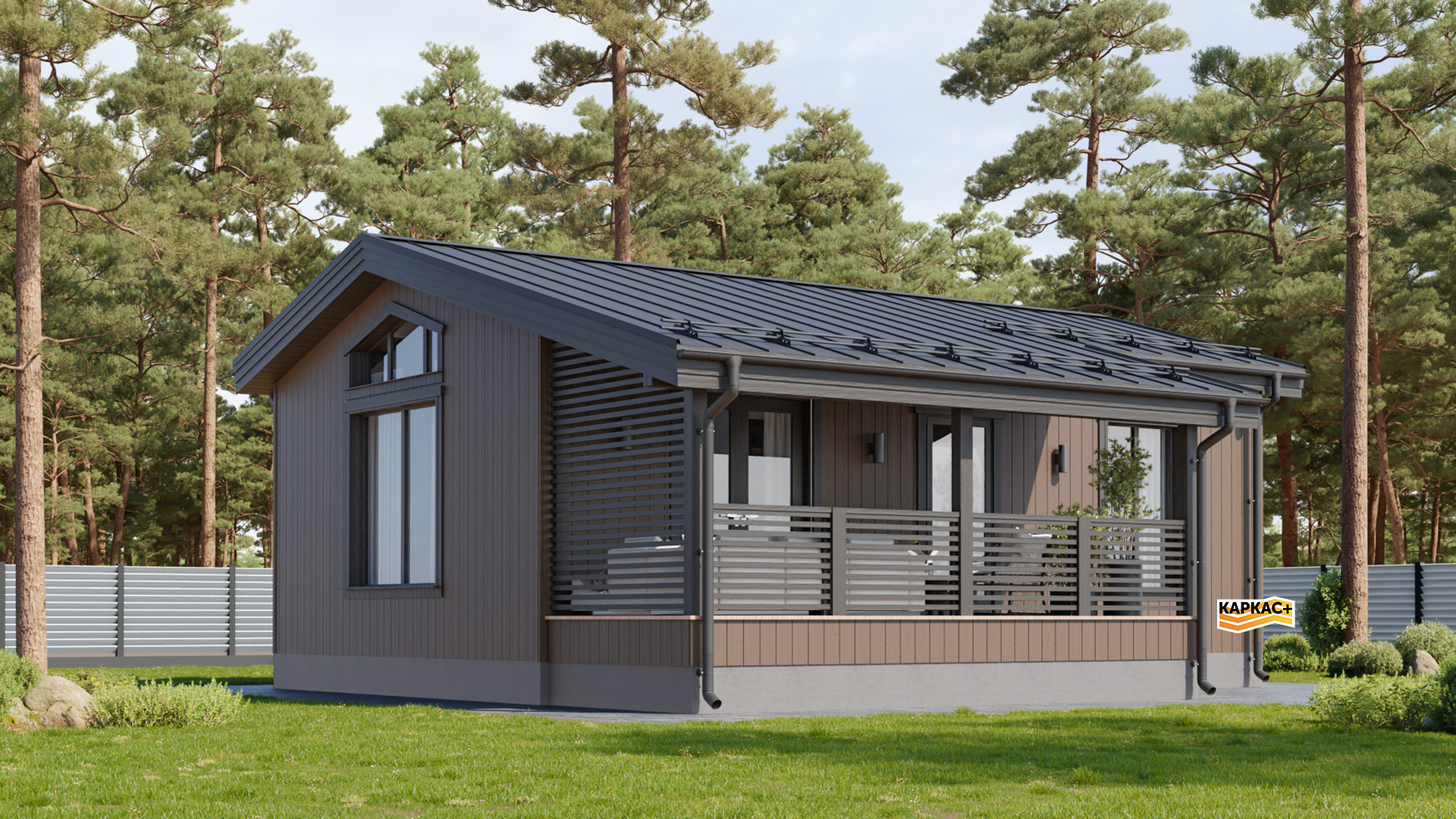 Проект каркасного дома КП-450