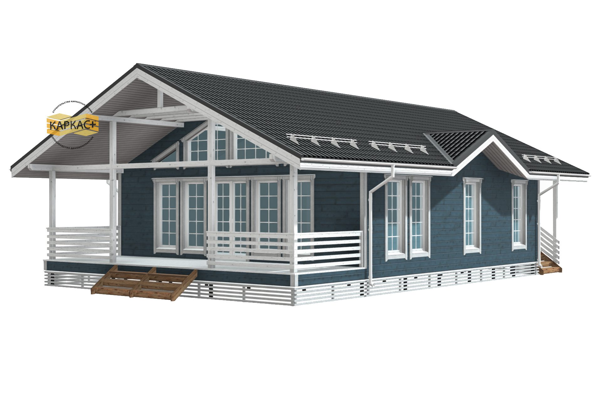 Проект каркасного дома КП-109