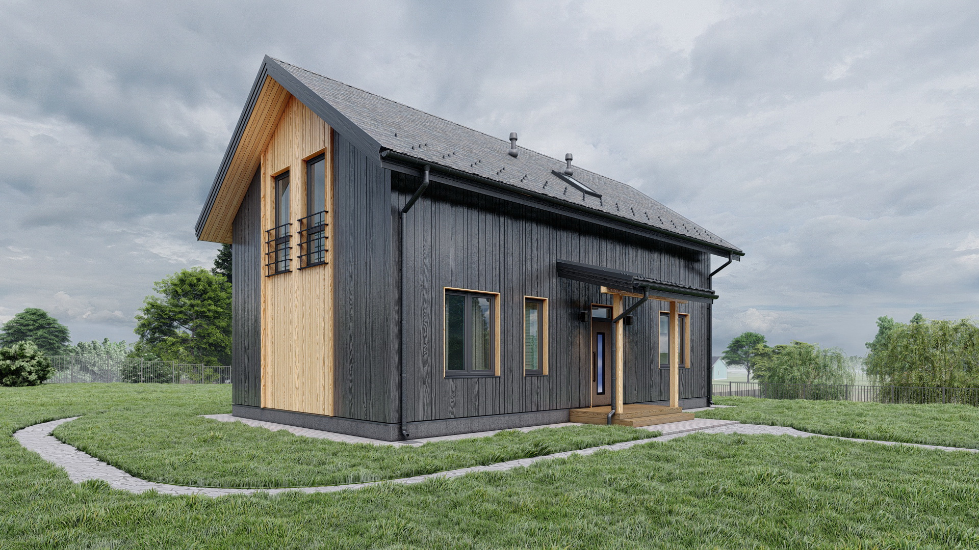 Дом каркасный "Реймонд-Микс"