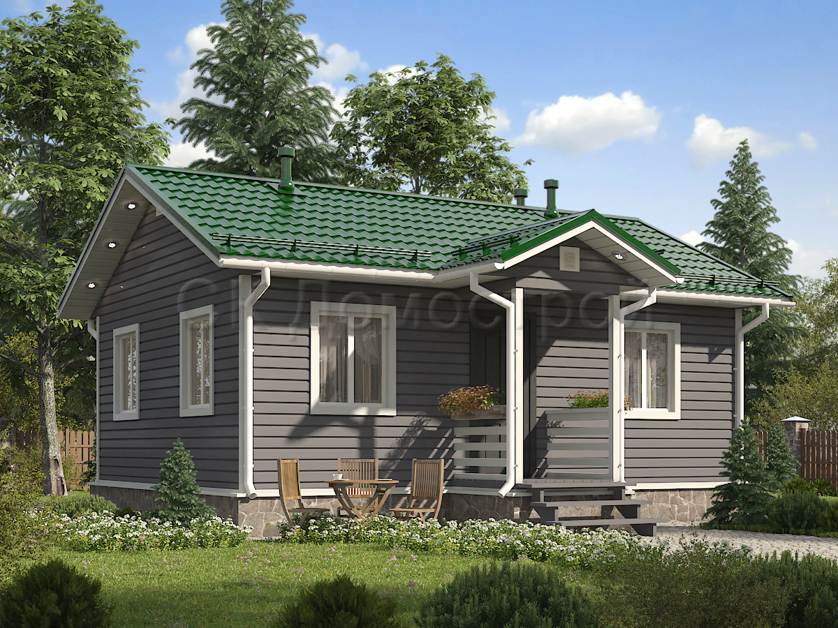 Дом «Арсенов» 6х8 м